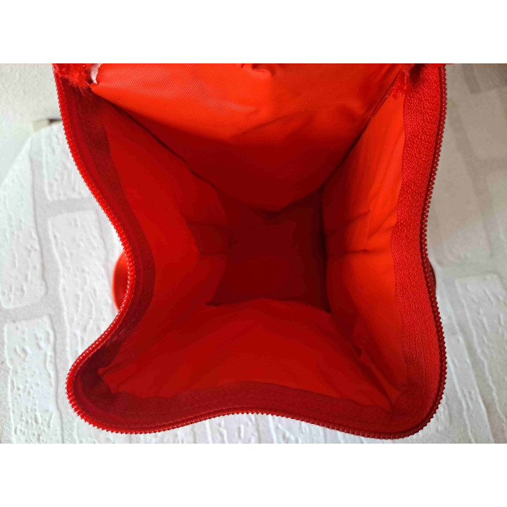 Coca Cola koeltasje met rits 13x13x23cm - Verzamelobjecten