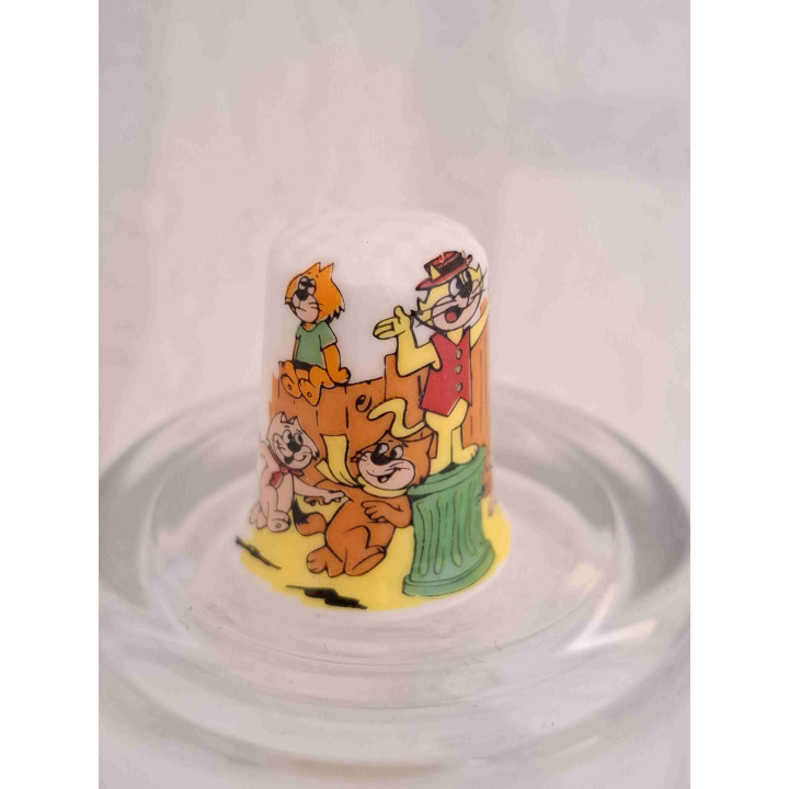 Porseleinen vingerhoedje met Top Cat Amerikaanse animatieserie en comics  - Verzamelobject