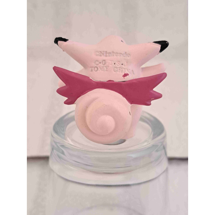 Clefable Pokemon figuur hard rubber 4x4cm - verzamelobject