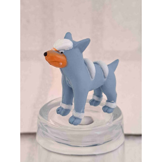 Houndour Pokemon figuur Tomy van hard rubber 4.5x4.5cm