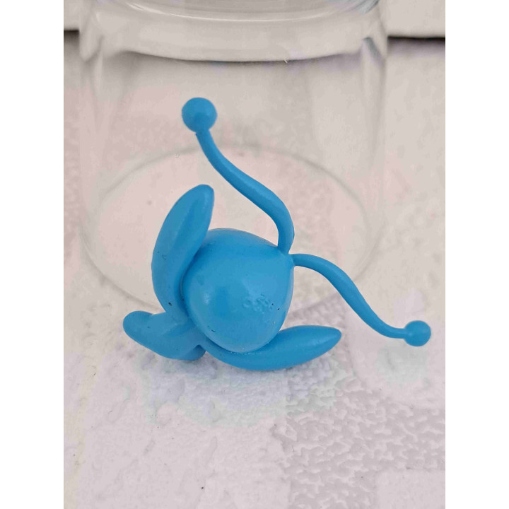 Manaphy Pokemon figuur van hard rubber 6x4cm - pokemon artikelen