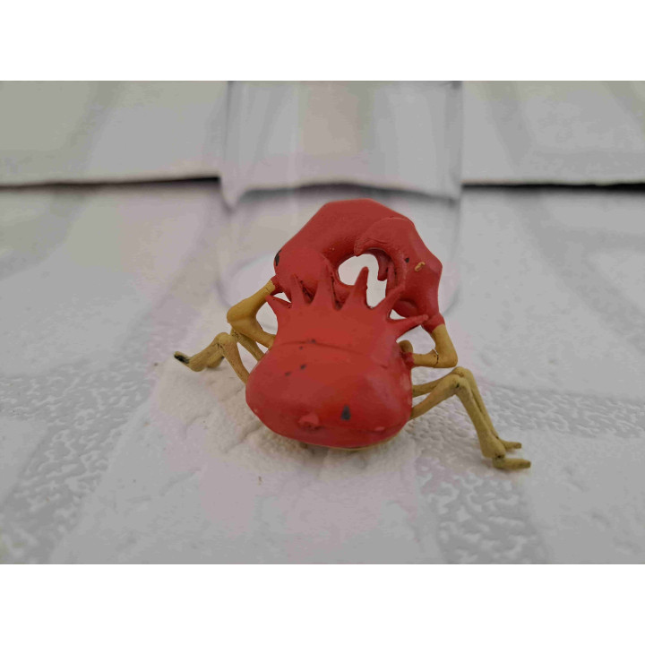 Kingler Pokemon figuur van hard rubber 6x5cm - pokemon artikelen