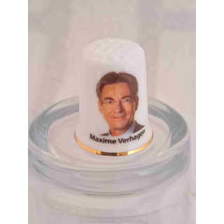 Maxime Verhagen vingerhoedje met goud randje