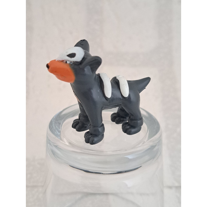 Houndour Pokemon figuurtje Tomy