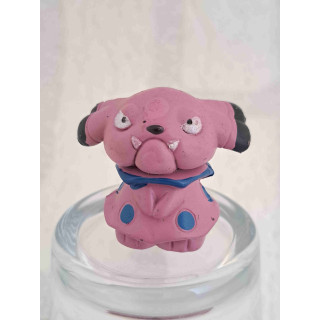 Snubbull Pokemon figuur donkerroze