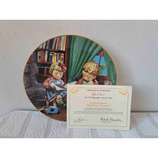 MI Hummel Goebel Budding scholars wandbord D20.5cm