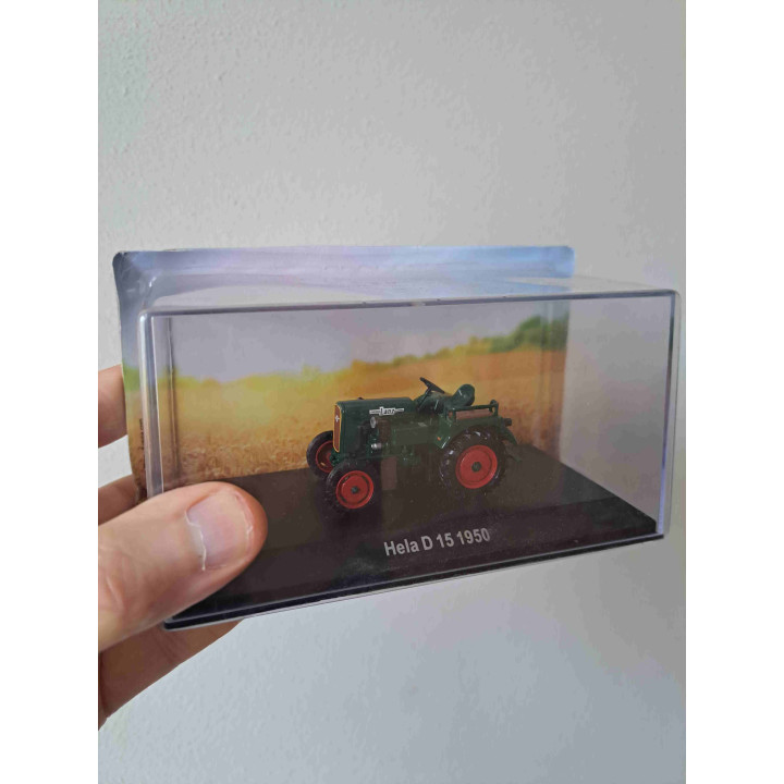 Hela D 15 1950 tractor landbouwvoertuig Hachette Collections SNC 1:43