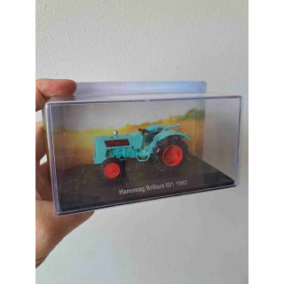 Hanomag Brillant 601 1967 tractor landbouwvoertuig Hachette Collections SNC 1:43