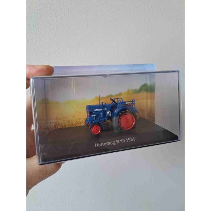 Hanomag R19 1955 tractor landbouwvoertuig Hachette Collections SNC 1:43