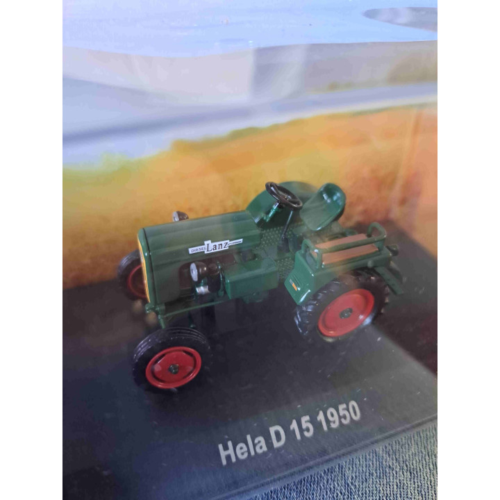 Hela D 15 1950 tractor landbouwvoertuig Hachette Collections SNC 1:43 - modelauto
