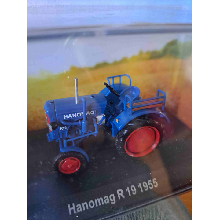 Hanomag R 19 1955 tractor landbouwvoertuig Hachette Collections SNC 1:43 - modelauto