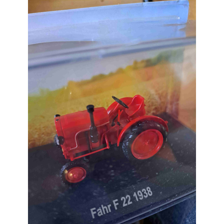 Fahr F 22 1958 tractor landbouwvoertuig Hachette Collections SNC 1:43 - modelauto