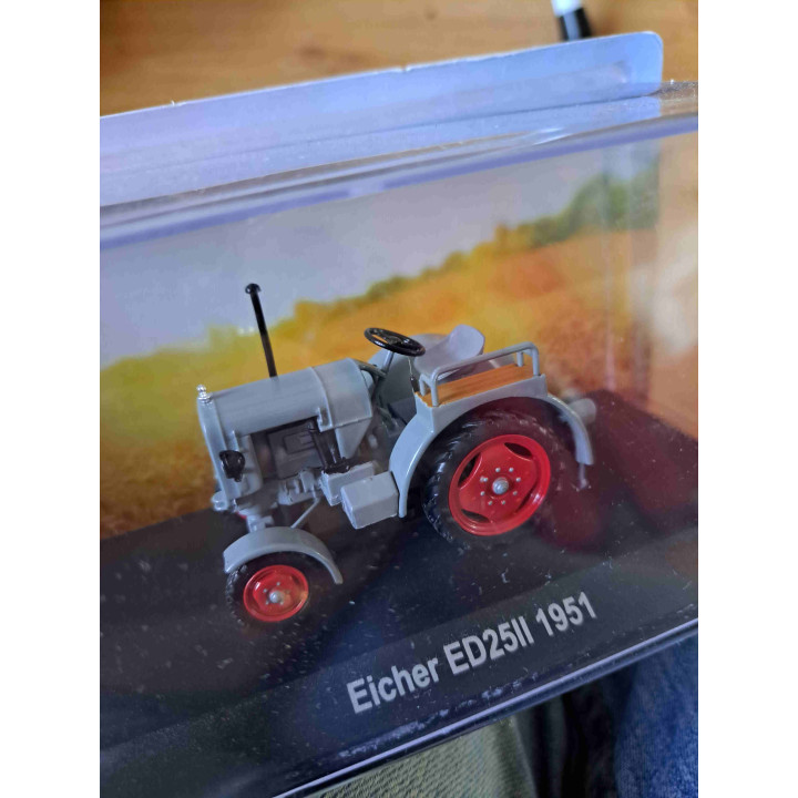 Eicher ED2511 1951 tractor landbouwvoertuig Hachette Collections SNC 1:43 - modelauto