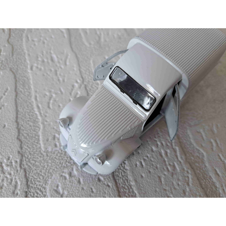 Citroen 2cv fourgonnette 1951 Welly 11.5x4.5x5cm - modelauto
