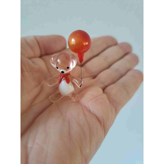 Beer van glas met ballon L2.5 x B2 x H5.5 cm