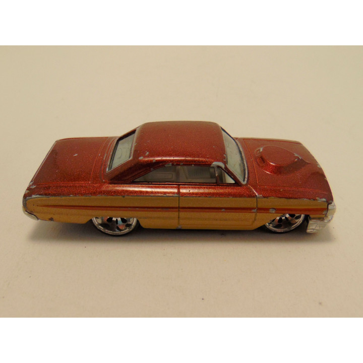 Ford Galaxie 1964 1:50 Hot wheels custom classics winning trophy serie 1 L0130 bruin