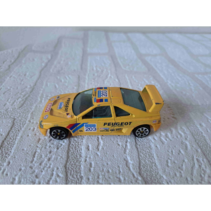 Peugeot 405 T 16 Pioneer Le Mans Rally Bburago 1:43 - modelauto