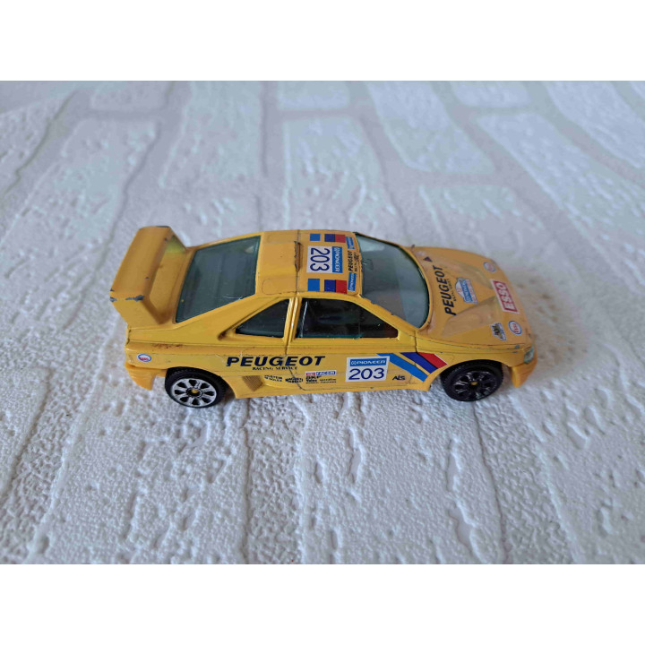 Peugeot 405 T 16 Pioneer Le Mans Rally Bburago 1:43 - modelauto