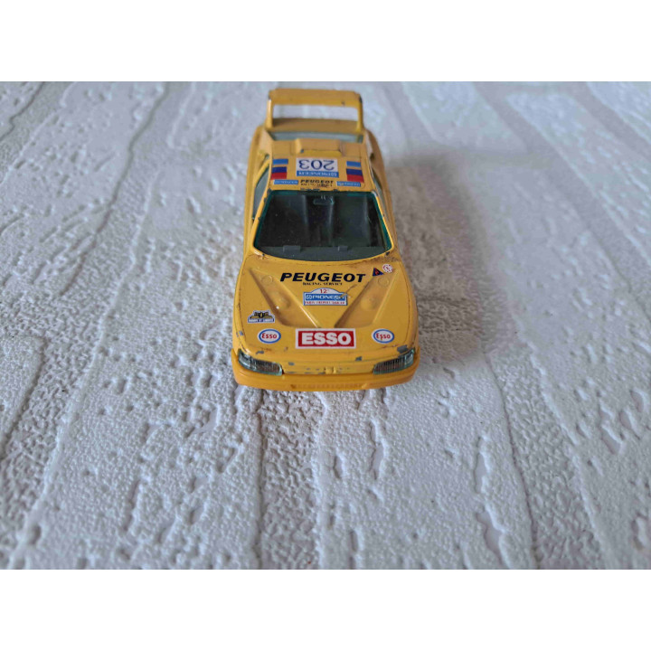 Peugeot 405 T 16 Pioneer Le Mans Rally Bburago 1:43 - modelauto