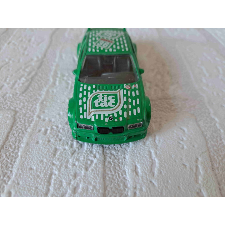 BMW E36 M3 GTR Tic Tac Rally Bburago 1:43 - modelauto