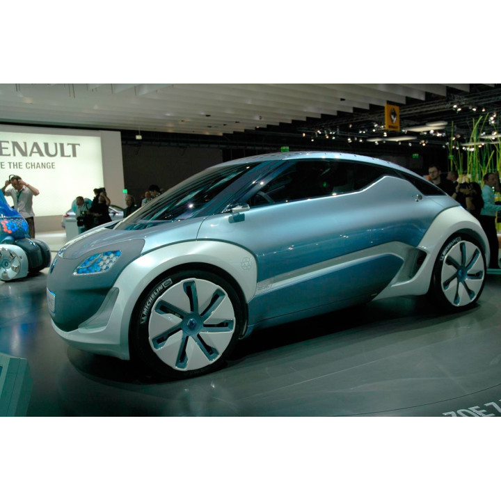 Renault Zoe Zero emission 2009 Prototype 1:43 grijs