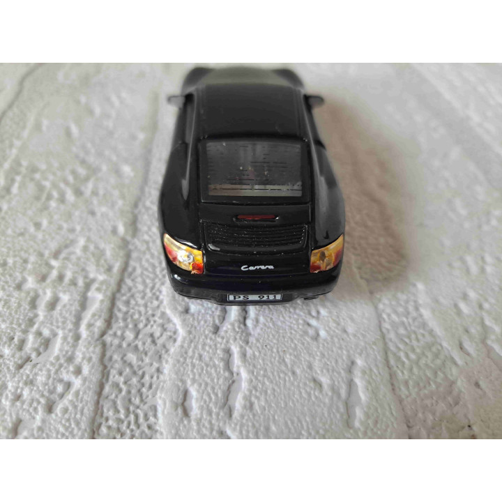 Porsche 911 Carrera Hongwell 1:43 zwart - modelauto