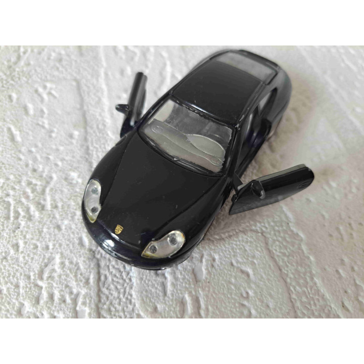 Porsche 911 Carrera Hongwell 1:43 zwart - modelauto