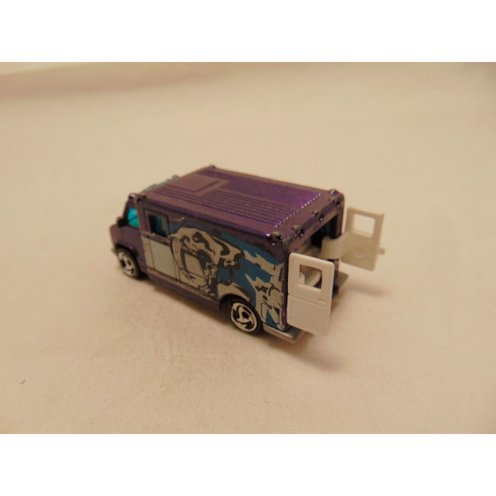 Ambulance SaberTooth Hot wheels 2001-042 Fossil Fuels Series paars