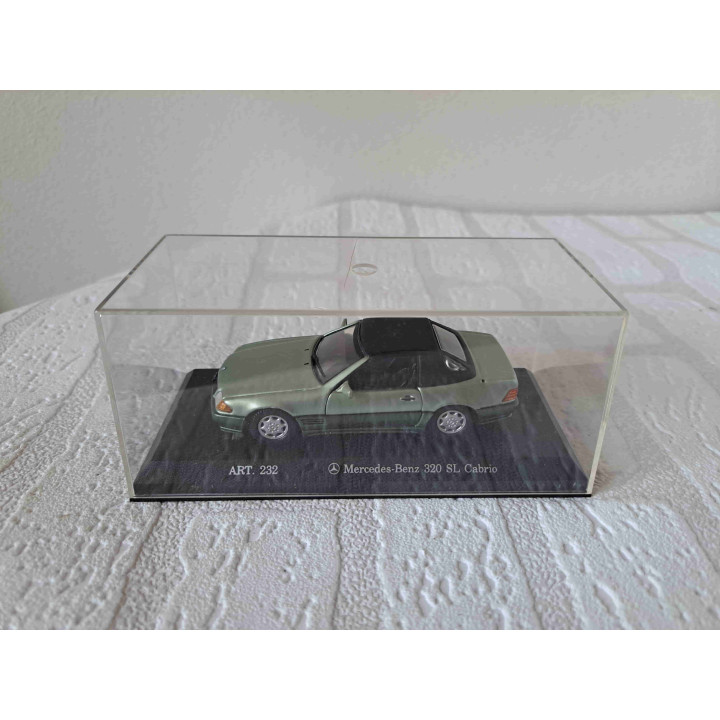 Mercedes 320 SL 1:43 Detailcars Revell Groengrijs
