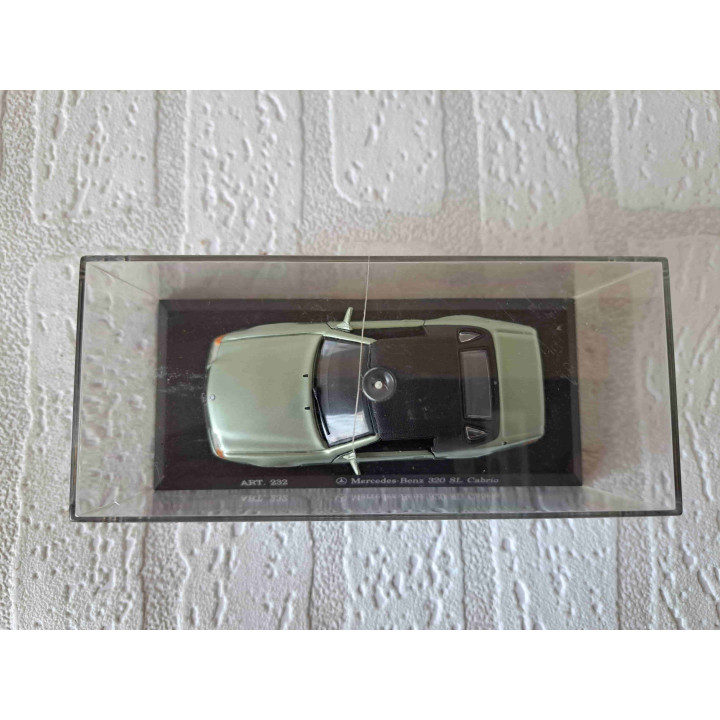 Mercedes 320 SL 1:43 Detailcars Revell Groengrijs