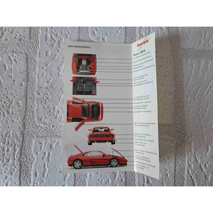 Ferrari 348TB Challenge 1:43 Herpa 181358 Klaus Greif NR61 - modelauto