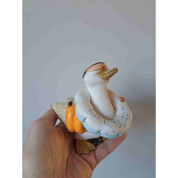 Dizzy Duck met zwemband Leonardo Collection 14x9x12cm