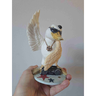 Dizzy Duck bij de disco The Leonardo Collection 10x10x18cm