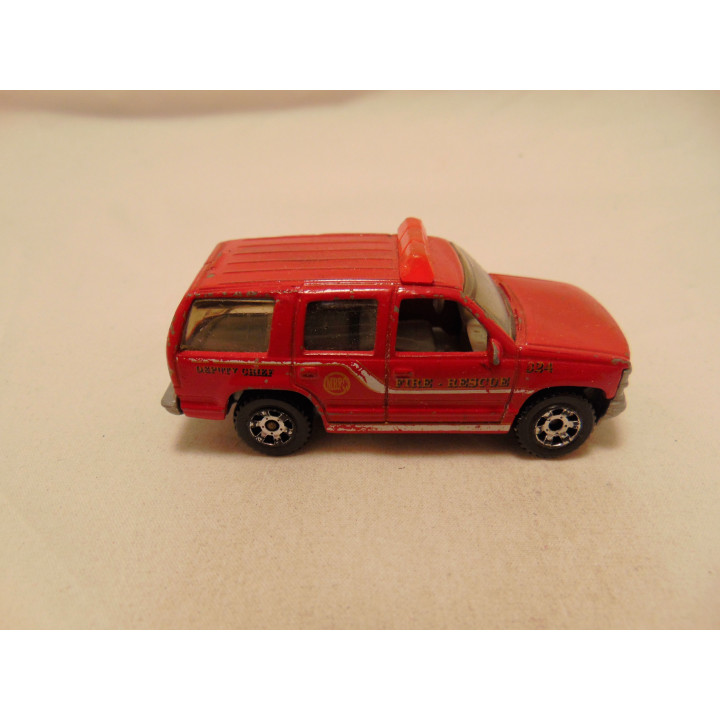 Chevrolet Tahoe 1997 brandweer 1:67 Matchbox