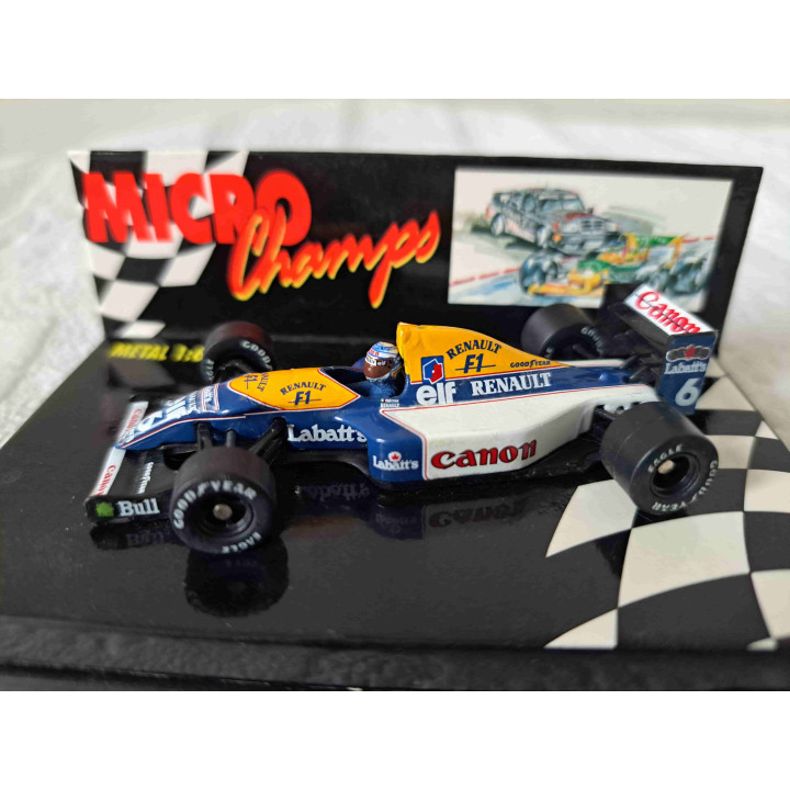 Williams Renault formule 1 Nr6 Patrese 1:64 Minichamps 651303 - modelauto
