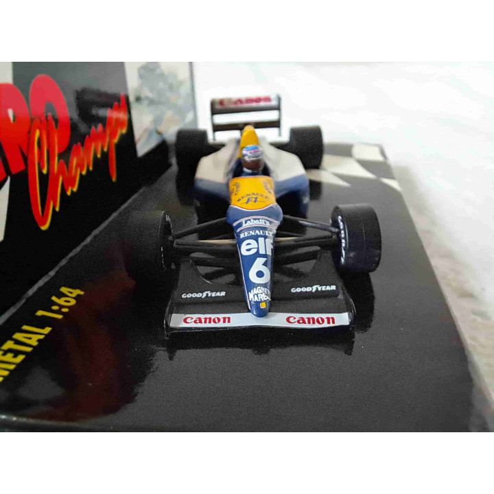 Williams Renault formule 1 Nr6 Patrese 1:64 Minichamps 651303 - modelauto
