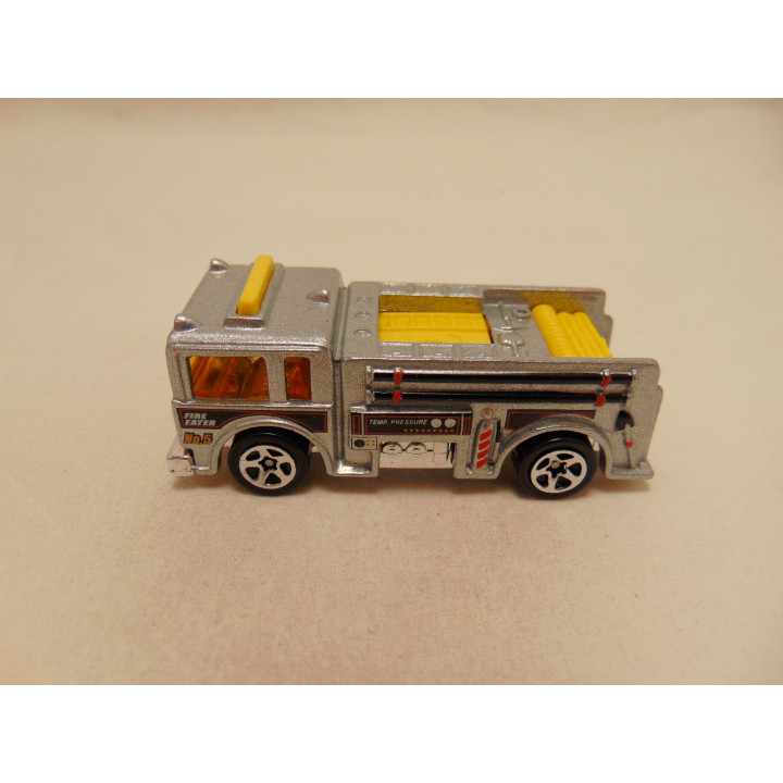 Fire Eater Brandweer Heat Fleet 5 Pack Hot wheels 2002 zilvergrijs