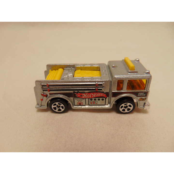 Fire Eater Brandweer Heat Fleet 5 Pack Hot wheels 2002 zilvergrijs