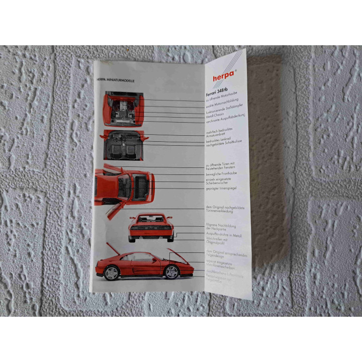 Ferrari 348 TB Herpa High Tech Collection 1:43 Plastic Model Car