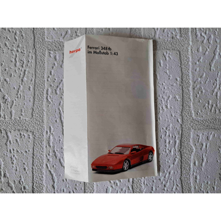Ferrari 348 TB Herpa High Tech Collection 1:43 Plastic Model Car