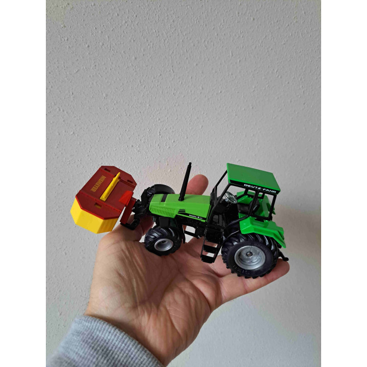 Deutz-Fahr AgroXtra tractor frontmaaier 1:32 Siku 3156