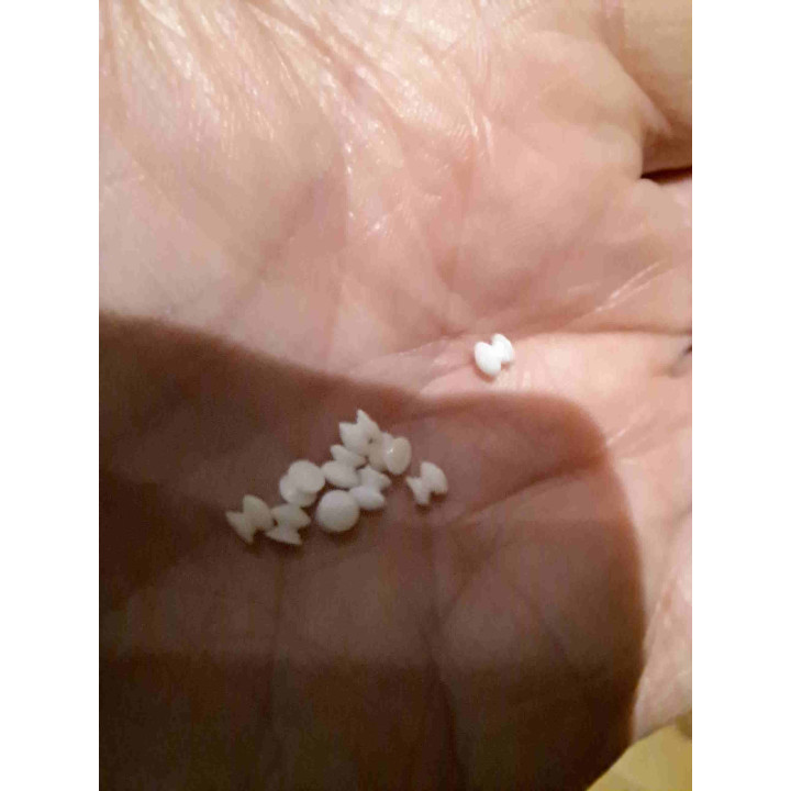 10 kunsthars deurknoppen wit 1:12 poppenhuis 3.5x3.5x3mm - 3D-harsprint