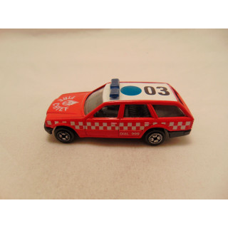 Mercedes 300TD Brandweer Corgi rood