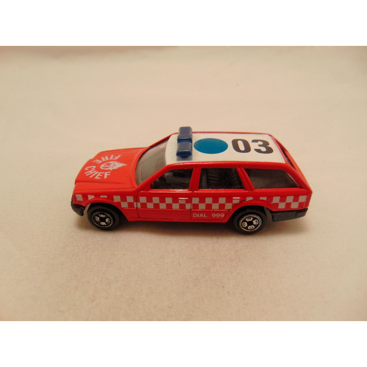 Mercedes 300TD Brandweer Corgi rood