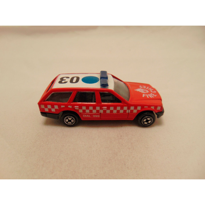 Mercedes 300TD Brandweer Corgi 1:55 rood