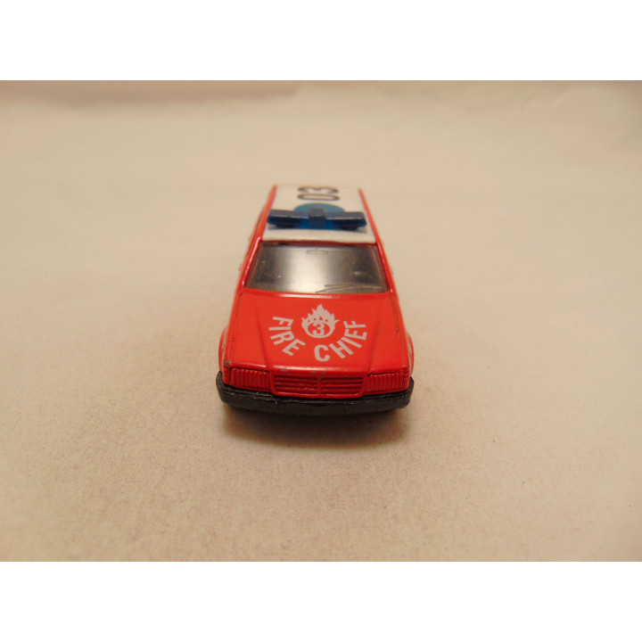 Mercedes 300TD Brandweer Corgi rood