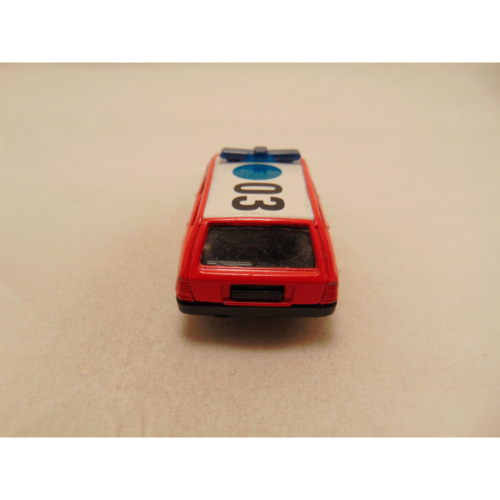 Mercedes 300TD Brandweer Corgi rood