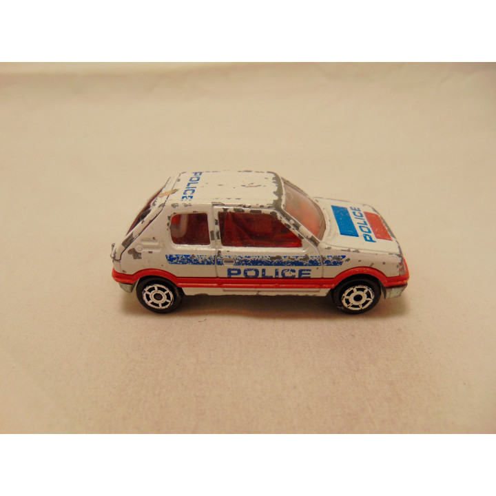 Peugeot 205 GTI 1990 politie Majorette 1:53