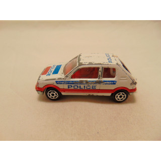 Peugeot 205 GTI 1990 politie 1:53 Majorette 281