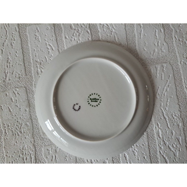 Ontbijtbord Volkswagen bus, surfplank, porselein D17x2cm ro - handgemaakt